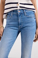 Petite Lil Insider Crop Step Fray