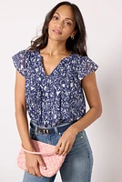 Arden Flutter Top