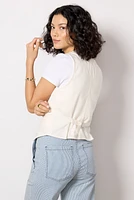 Seamed Vest