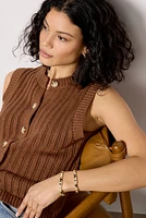 Pointelle Shell Vest