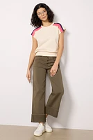 Mira Stripe Sweatshirt Tank