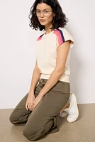 Mira Stripe Sweatshirt Tank