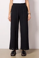 Eden Gauze Eyelet Pant