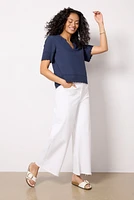 Blair Cutwork Trim Top