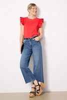Maia Flutter Sleeve Top