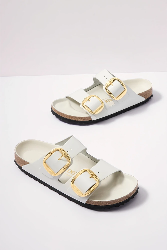 Arizona Big Buckle High Shine Gold Hammered