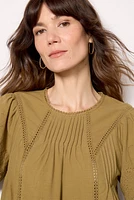 Faye Eyelet Detail Blouse