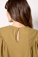 Faye Eyelet Detail Blouse