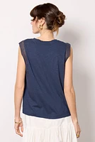 Penelope Eyelet Trim Tank