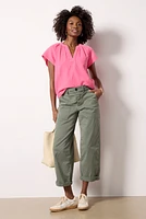 Gauze Flutter Top
