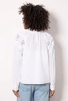 Lace Popover Blouse