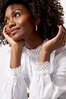 Lace Popover Blouse