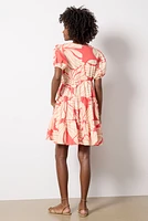 SS V Neck Mini Dress