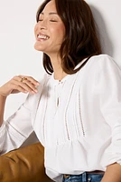 Jacqueline Lace Inset Blouse