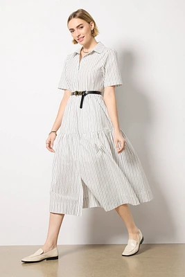 Ella Midi Shirt Dress