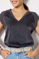 Mariah Remix Satin Tee