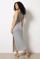 Anna Stripe Midi Skirt