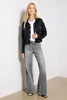 Frankie Stretch Linen Shacket