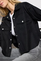 Frankie Stretch Linen Shacket