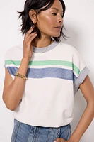 Team Stripe Muscle Sweatshirt