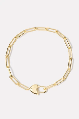 Heart Padlock Bracelet