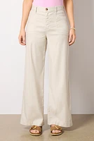 Joelle Stretch Linen Trouser