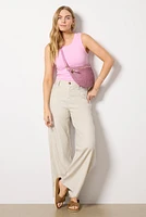 Joelle Stretch Linen Trouser