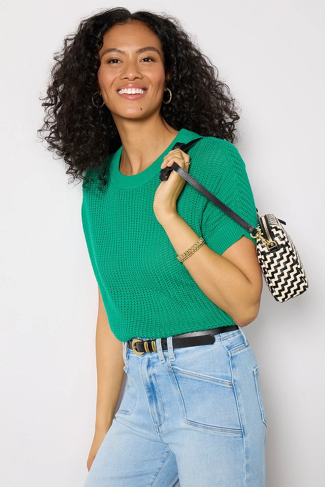 Ivy Open Weave Tee