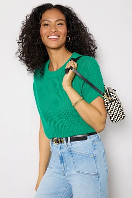 Ivy Open Weave Tee