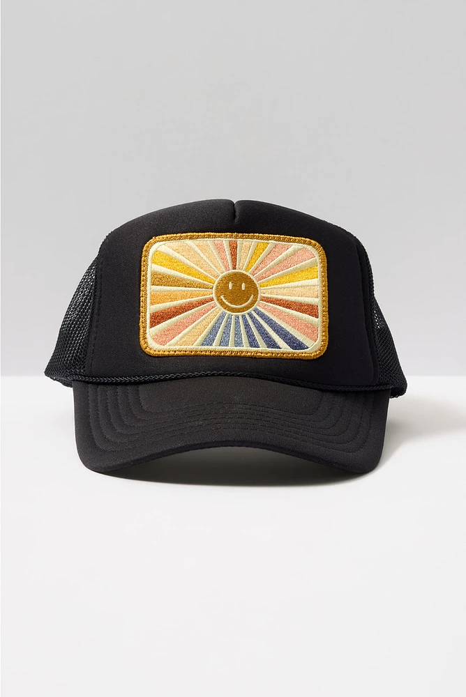 Rays Of Happy Trucker Hat