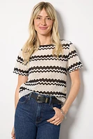 Leni Crochet Tee