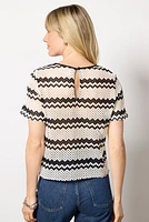 Leni Crochet Tee