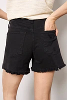 Jane Long Short w/ Fray Hem