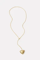 Carina Heart Drop Necklace