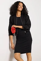 Noa Relaxed Linen Bomber