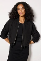 Noa Relaxed Linen Bomber