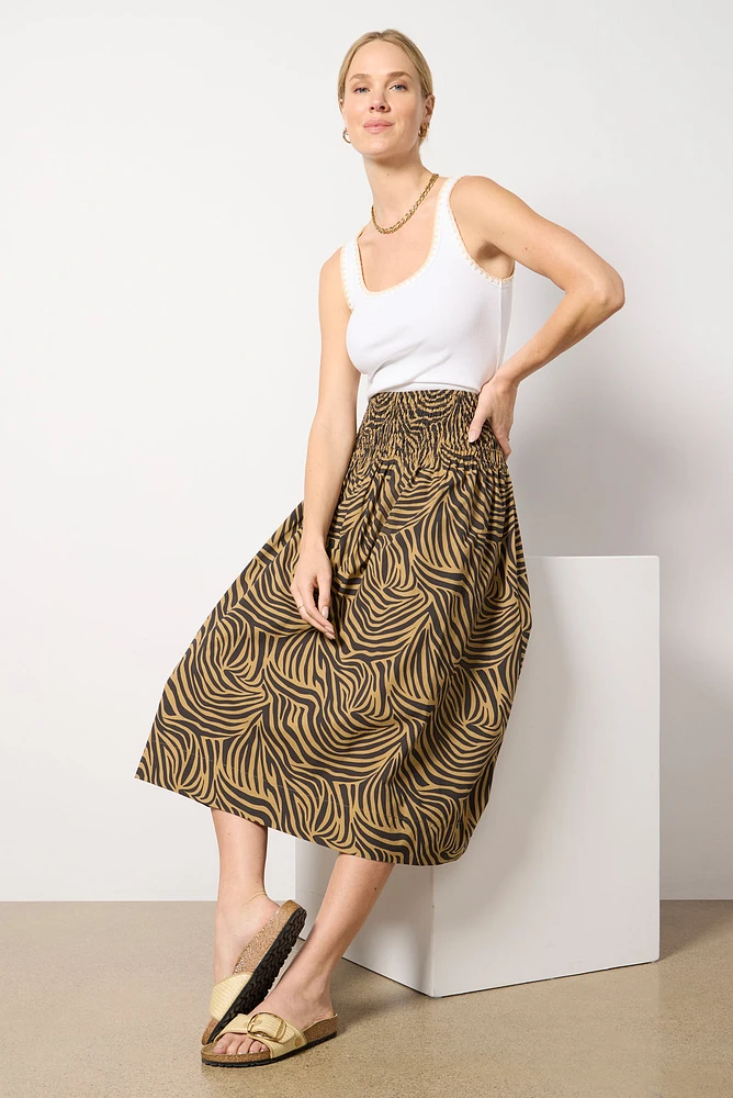 Alessa Printed Skirt