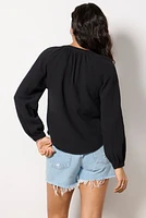 Annie Washed Gauze Top