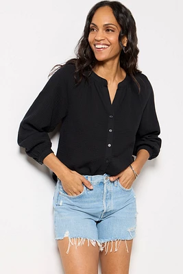 Annie Washed Gauze Top