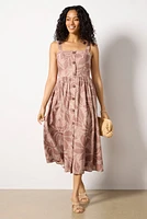 Petersen Button Front Midi Dress