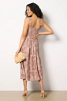 Petersen Button Front Midi Dress