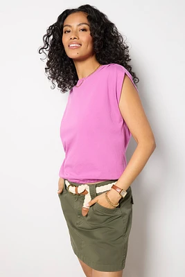 Leah Gathered Tee