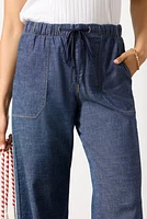 Julia Stretch Linen Lounge Pant