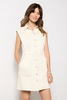 Sleeveless Denim Dress