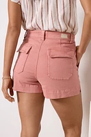 Maysylie Short w/ Exposed Buttons