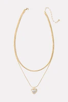 Juno Heart Layer Necklace