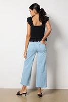 Sasha Ankle w Raw Hem
