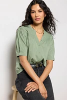 Kaia Smocked Top