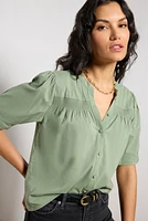 Kaia Smocked Top