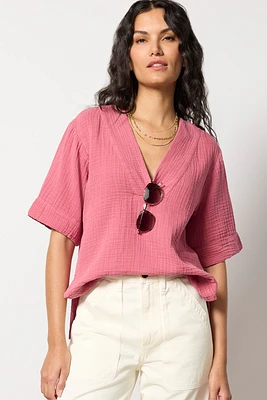 Dune Cotton Gauze Popover